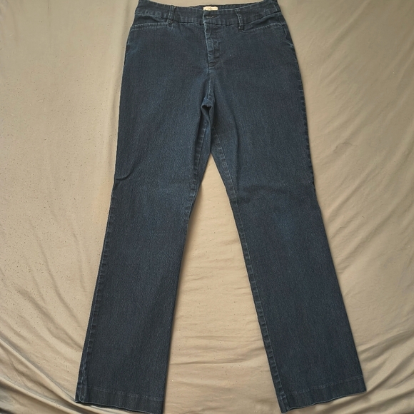 St. John's Bay Denim - St. John's Bay Dark Blue Straight Leg Jeans